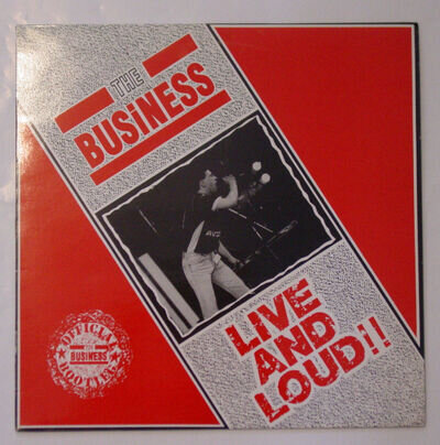 The Business - Live And Loud LP 1989 Link original