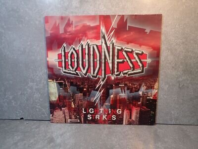 Loudness Lighting Strikes 12 Inch Vinyl LP Record Album 1986 EU ATCO 790 512-1