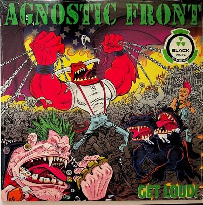 Agnostic Front ‎– Get Loud! LP (NEW** 2019 BLACK VINYL) Punk Hardcore