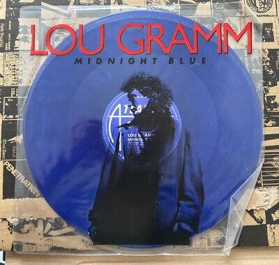 Lou Gramm - Midnight Blue 12" - Blue Vinyl - 1987 Foreigner