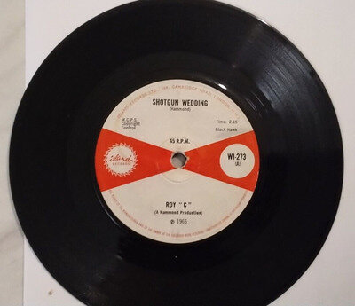 Roy C~Shotgun Wedding~1966~Island 45~Plays GREAT