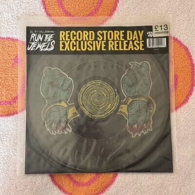 Run the Jewels -Bust No Moves RSD Exclusive Release 2015 Vinyl Clear Super Rare