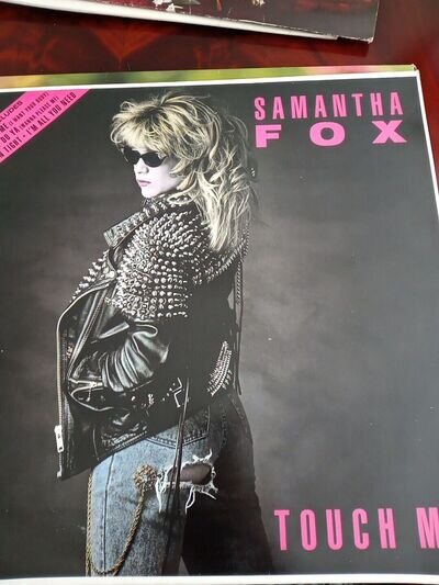 Vinyl Record Samantha Fox Touch Me 12” LP Album 1986 VG condition