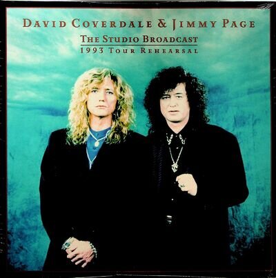 David Coverdale & Jimmy Page- 1993 Tour Rehearsal 2-LP NEW whitesnake/zeppelin