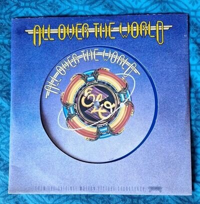 ELO - All Over The World- 10" Blue Vinyl EX/VG+ 1980 Symphonic Pop/Rock Ltd