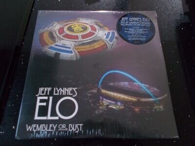 JEFF'S ELO LYNNE - JEFF LYNNE'S ELO-WEMBLEY OR BUST 3 VINYL LP NEW SEALED