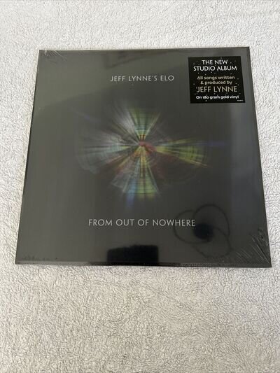 ELO JEFF LYNNE LIMITED HOLOGRAM FROM OUT OF NOWHERE GOLD 12" VINYL RECORD SEALED