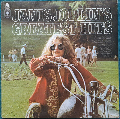 JANIS JOPLIN - JANIS JOPLIN'S GREATEST HITS - 12" VINYL LP ALBUM RECORD - EX+