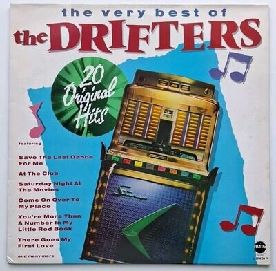 THE DRIFTERS" The Very Best Of The Drifters 1986 Telstar Records UK 12"Album.