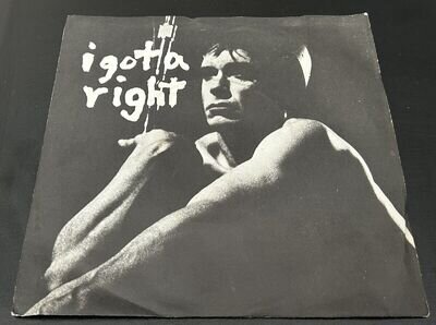 IGGY POP - I Got A Right/Sixteen 7" Vinyl