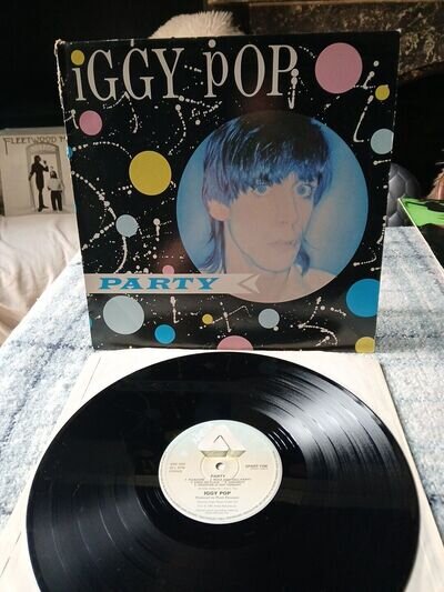 Iggy Pop. Party. SPART1158. Sleeve Damage But Vinyl Excellent.