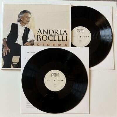 Andrea Bocelli Cinema European Limited Edition Deluxe 180g Double Vinyl LP