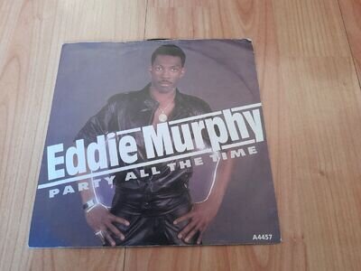 eddie murphy rick james - party all the time original 7" vinyl 80s - sharam