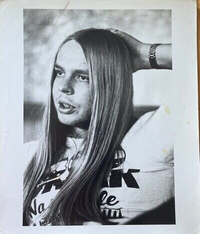 original photographs of musician Rick Wakeman on Bromide paper