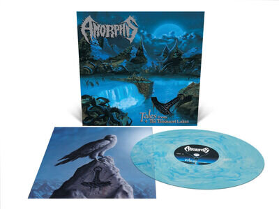 Amorphis Tales From The Thousand Lakes LP Clear Blue Marble Vinyl NEW SEALED