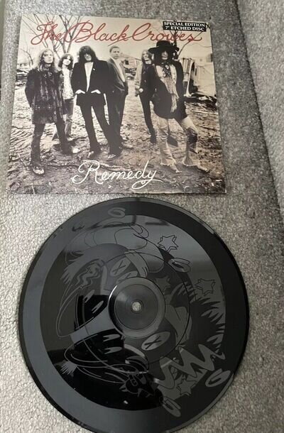 The Black Crowes- Remedy 7” Etched Single