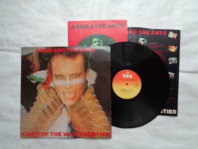 Adam And The Ants Kings Of The Wild Frontier Album On CBS Record + CATALOGUE