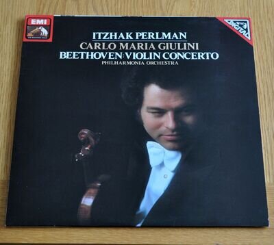 ITZHAK PERLMAN GIULINI VIOLIN UK HMV DIGITAL ASD 4059 MINT ED1 FREE UK P&P