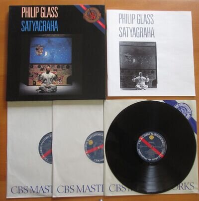 I3M 39672 Philip Glass Satyagraha 3xLP CBS Digital + booklet NEAR MINT