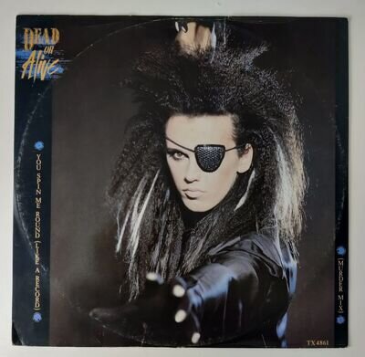 DEAD OR ALIVE - 1984 - "YOU SPIN ME ROUND (LIKE A RECOR)" - 12" SINGLE *EX/VG*