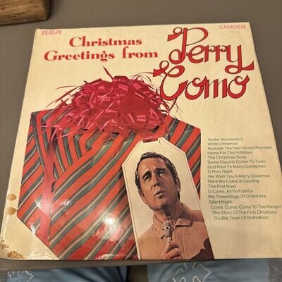 Perry Como Christmas Greetings From Perry Como RCA Camden CDS 1113 Vinyl LP