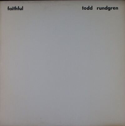 Todd Rundgren – Faithful 1976 US Bearsville Winchester Press, Electronic, Rock