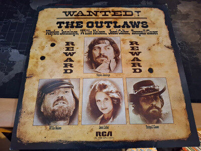 The Outlaws Waylon Jennings Willie Nelson Etc 12 Track Vinyl Album Country A1