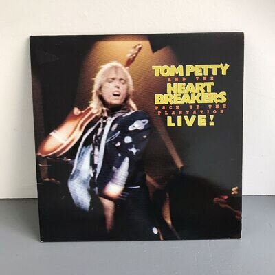 TOM PETTY AND THE HEARTBREAKERS Pack Up The Plantation Live LP x 2 EX Vinyl