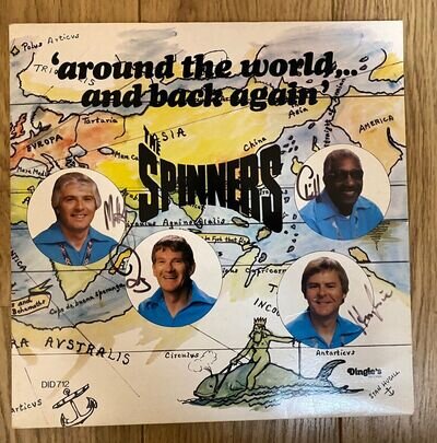 The Spinners - Around The World And Back Again 12" Vinyl SIGNED - DID 712-A