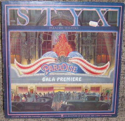 Styx Paradise Theatre Vinyl Laser Etched (EX) A&M AMLK 63719 Stereo