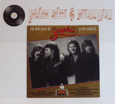 Smokie The Very Best Of Smokie Vinyl LP A1 B2 Pressing A1 B2 Pressing - EX