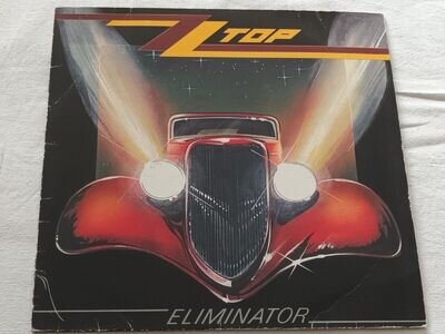 ZZ TOP - ELIMINATOR (EUROPE 1983 RELEASE - ORIGINAL INNER SLEEVE - VG/VG+)