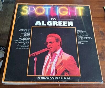 AL GREEN - SPOTLIGHT ON AL GREEN 2XLP SPOT 1016 CREAM 1981 VG!