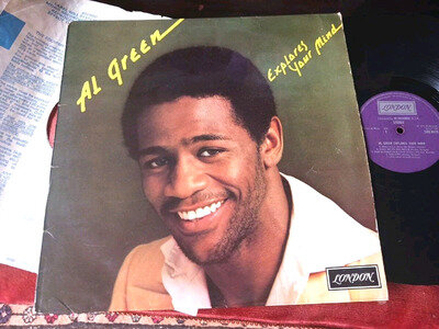 AL GREEN - ...Explores Your Mind, RARE ORIGINAL 1974 UK LP / inner