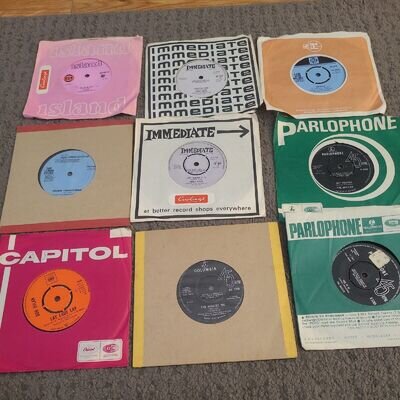 Singles Job Lot Beatles Small Faces Traffic etc. All Originals 1960s