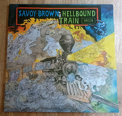 Savoy Brown LP Hellbound Train UK Blue Decca Press LOOKS UNPLAYED INCREDIBLE