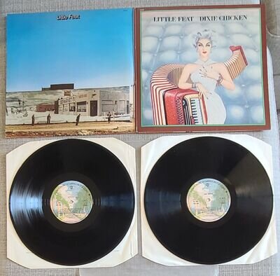 LITTLE FEAT-LITTLE FEAT/DIXIECHICKEN-2 ORIGINALS OF-UK ISSUE 2xLP SET ON WARNER