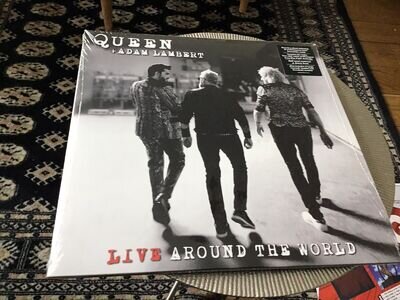 QUEEN + ADAM LAMBERT LIVE AROUND THE WORLD VINYL DOUBLE LP