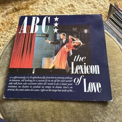 ABC - THE LEXICON OF LOVE VINYL LP NEUTRON RECORDS 1982