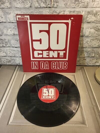 50 Cent - In Da Club. 2003 Hip Hop classic 12". clean & explicit versions