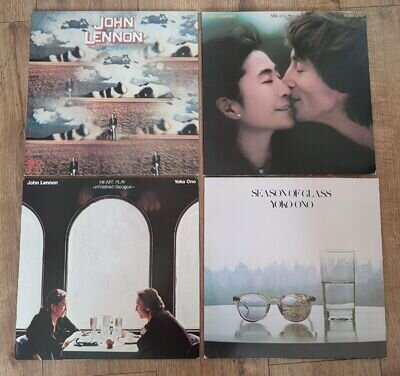 John Lennon Yoko Ono Vinyl Job Lot