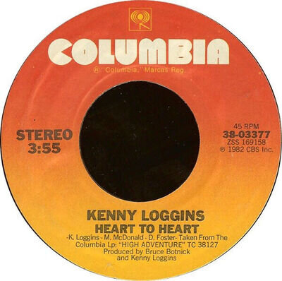 Kenny Loggins - Heart To Heart 7", Single Columbia L732