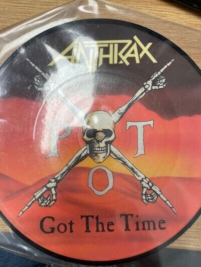 Anthrax Got the time Picture disc 45