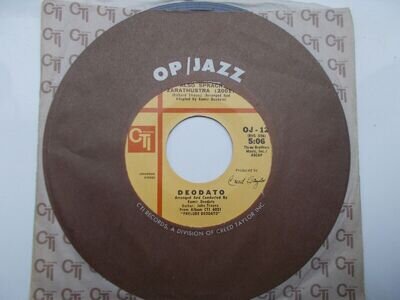 DEODATO ALSO SPRACH ZARATHUSTRA / SPIRIT OF SUMMER US 45 CTI