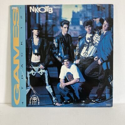 NEW KIDS ON THE BLOCK - Games - Deleted 1990 UK 4-track vinyl 12" Vinyl Single