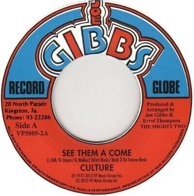 NEW 7"- CULTURE/ The MIGHTY TWO - See Them A Come/ Informer Version VP5005-2