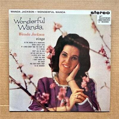 WANDA JACKSON WONDERFUL WANDA LP Later pressing of 1962 album - nice copy UK