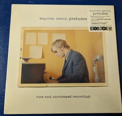 Warren Zevon Preludes RSD21 Partly Cloudy Blue Vinyl 2LP Sealed New