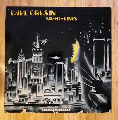 Dave Grusin Vinyl Lp Night-Lines GRP-A-1006 (American Pressing)