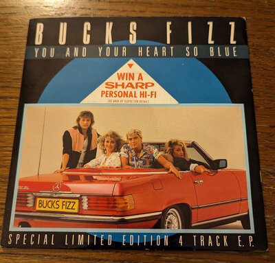 BUCKS FIZZ YOU AND YOUR HEART SO BLUE LIMITED EDITION 4 TRACK E.P RCA 1985